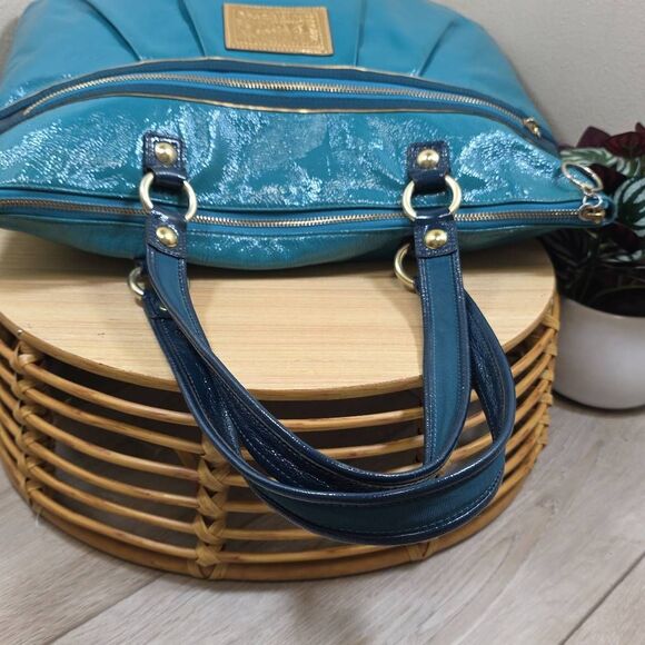 Coach Poppy Patent Leather Large Tote - Picture 10 of 13